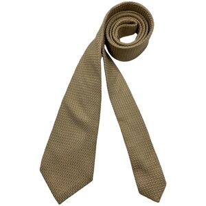 SOLD VALENTINO Solid Beige Silk LUXURY Tie ITALY